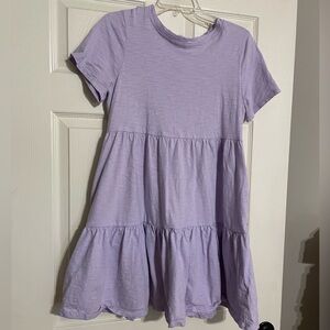 Old Navy Lavender Tiered T-shirt Dress